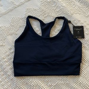 NWT Large Skatie Cleo Sports Bra- color Harbor (dark navy)